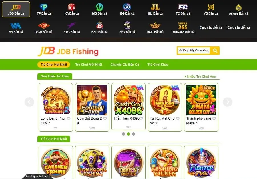 slot game đa dạng với các NPH hàng đầu